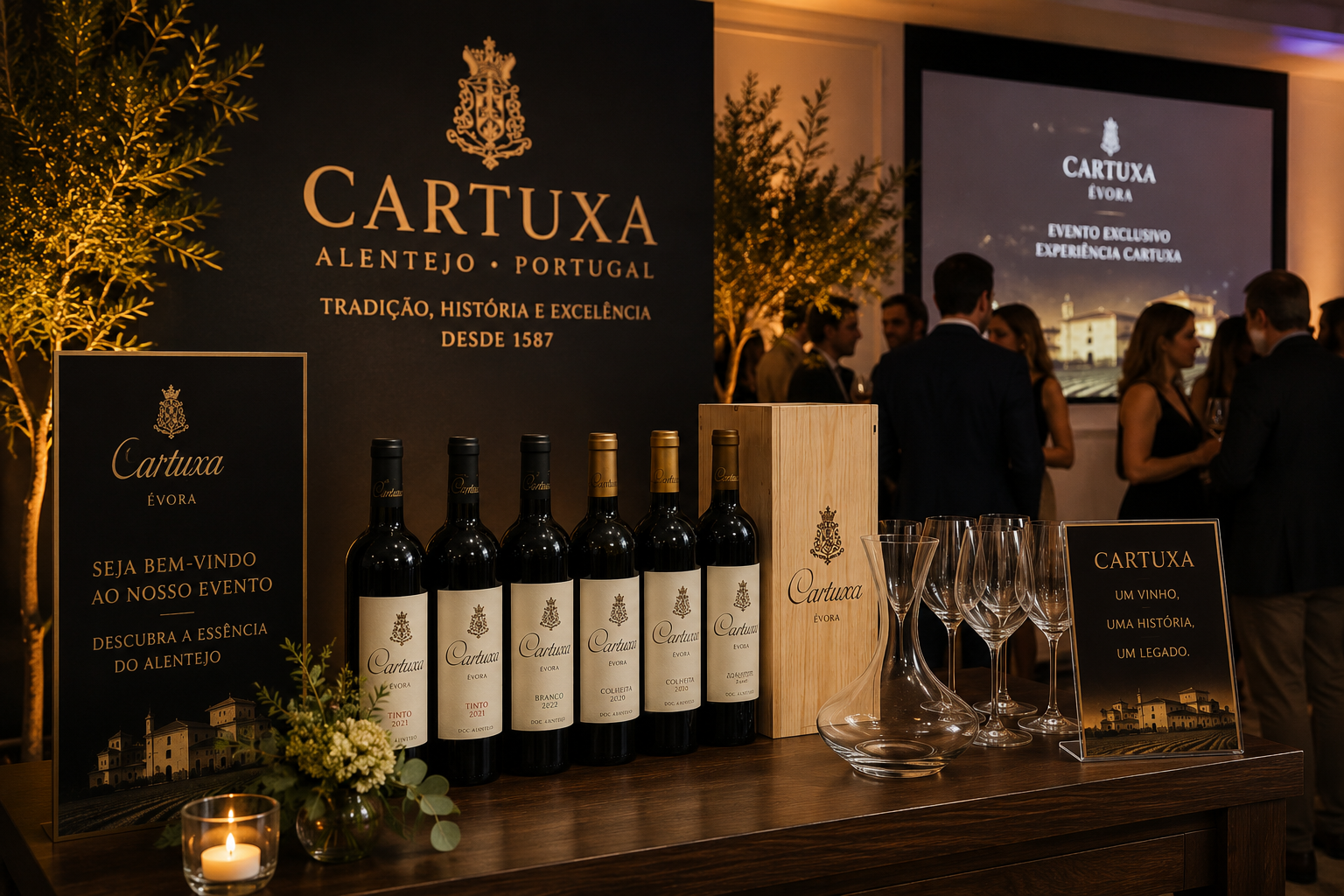 Evento com serviço de catering